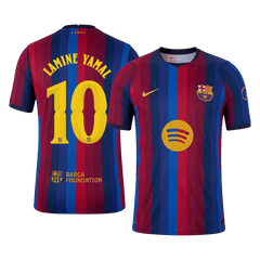 Męska domowa koszulka FC Barcelony 2026/27 – LAMINE YAMAL #10 (wersja zawodnicza, UCL)