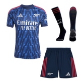 Męski Zestaw Wyjazdowa Arsenal (Koszulka + Spodenki + Skarpety) 2025/26