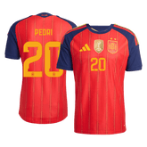 Męska domowa koszulka Hiszpanii Mundial 2026 – PEDRI #20 (wersja zawodnicza)