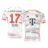Męska Koszulka Wyjazdowa Bayern Munich OLISE #17 2025/26 - Topowe Koszulki Pilkarskie Sklep Internetowy