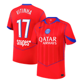 Męska Koszulka Trzecia Wyjazdowa PSG VITINHA #17 2025/26