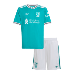 Dziecięcy Zestaw Trzecia Wyjazdowa Liverpool (Koszulka+Spodenki) 2025/26