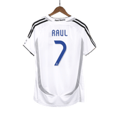 Męska Koszulka Retro Domowa Real Madrid RAUL #7 2006/07 - Topowe Koszulki Pilkarskie Sklep Internetowy