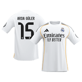 Męska Koszulka Domowa Real Madrid ARDA GÜLER #15 2025/26