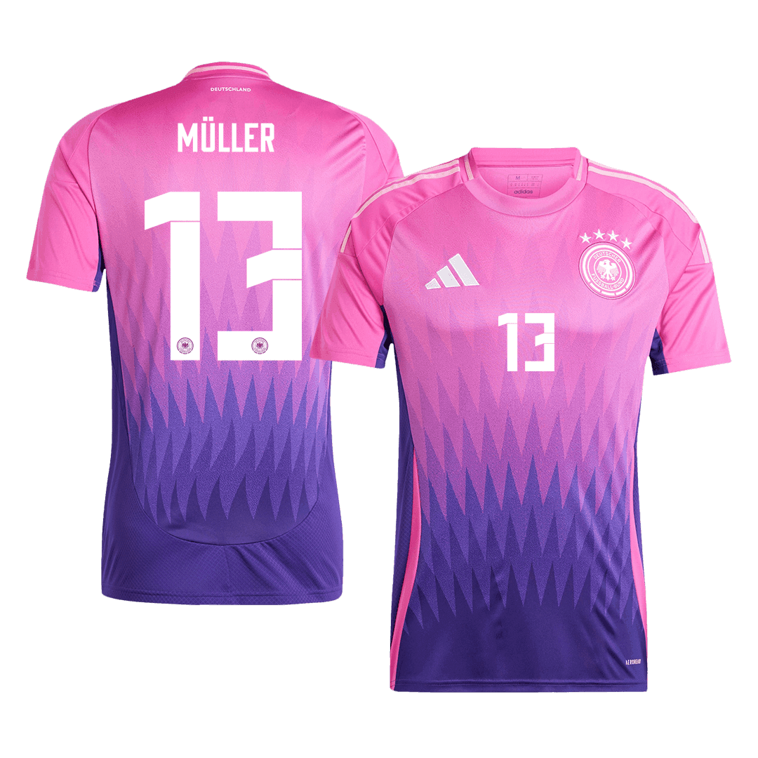 Męska koszulka piłkarska MÜLLER #13 Germany Euro Away 2024 - Topowe Koszulki Pilkarskie Sklep Internetowy