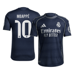 Męska Koszulka Wyjazdowa Real Madryt MBAPPÉ #10 Wersja Piłkarska 2025/26 - Slim Fit - Topowe Koszulki Pilkarskie Sklep Internetowy