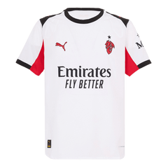 Męska Koszulka Wyjazdowa AC Milan Wersja Piłkarska 2025/26 - Slim Fit - Topowe Koszulki Pilkarskie Sklep Internetowy