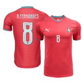 Męska koszulka Portugalii domowa B.FERNANDES #8 wersja zawodnicza – Mundial 2026