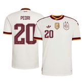 Męska wyjazdowa koszulka Hiszpanii Mundial 2026 – PEDRI #20 (wersja zawodnicza)