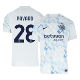 Męska Koszulka Wyjazdowa Inter Milan PAVARD #28 2025/26 - Topowe Koszulki Pilkarskie Sklep Internetowy