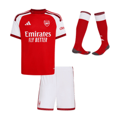 Dziecięcy domowy kompletny strój Arsenalu 2026/27