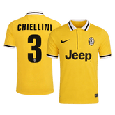 Męska Koszulka Retro Wyjazdowa Juventus CHIELLINI #3 2013/14