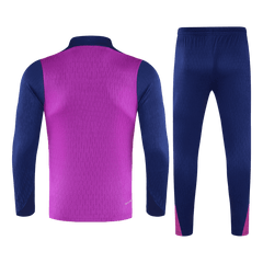 Juniorski Barcelona Bluza z zamkiem Komplet Dresowy 2025/26