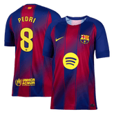 Męska Koszulka Domowa Barcelona PEDRI #8 2025/26 - Topowe Koszulki Pilkarskie Sklep Internetowy