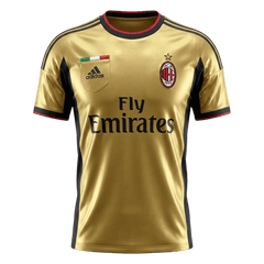 Męska Koszulka Retro Trzecia Wyjazdowa AC Milan 2013/14