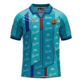 Męska Koszulka Retro Wyjazdowa Barcelona 1996/97