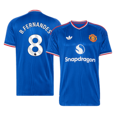 Męska wyjazdowa koszulka Manchesteru United 2026/27 – B. FERNANDES #8 (wersja zawodnicza)