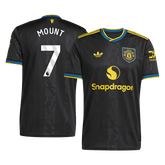 Męska Koszulka Trzecia Wyjazdowa Manchester United MOUNT #7 2025/26