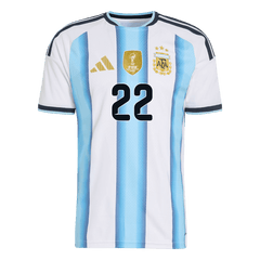 Męska koszulka Argentyny domowa L.MARTÍNEZ #22 wersja zawodnicza – Mundial 2026