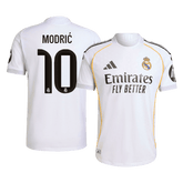 Męska Koszulka Domowa Real Madryt MODRIĆ #10 Wersja Piłkarska 2025/26 - Slim Fit - Topowe Koszulki Pilkarskie Sklep Internetowy