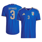 Męska koszulka Włoch domowa DIMARCO #3 wersja zawodnicza – Mundial 2026