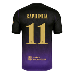 Męska wyjazdowa koszulka FC Barcelony 2026/27 – RAPHINHA #11 (UCL)