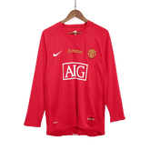 Retro RONALDO #7 2007/08 Męska Koszulka Domowa MU z Długim Rękawem - UCL Final - Topowe Koszulki Pilkarskie Sklep Internetowy