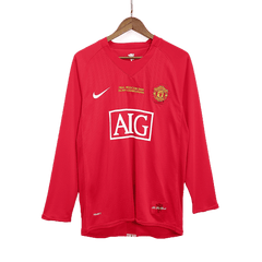 Retro RONALDO #7 2007/08 Męska Koszulka Domowa MU z Długim Rękawem - UCL Final - Topowe Koszulki Pilkarskie Sklep Internetowy