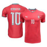 Męska koszulka Portugalii domowa BERNARDO #10 wersja zawodnicza – Mundial 2026