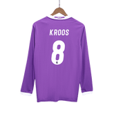 Męska Koszulka Retro Wyjazdowa Real Madrid KROOS #8 2016/17 z Długim Rękawem - Topowe Koszulki Pilkarskie Sklep Internetowy