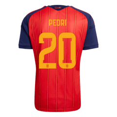 Męska domowa koszulka Hiszpanii Mundial 2026 – PEDRI #20