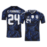 Męska wyjazdowa koszulka Argentyny Mundial 2026 – E. FERNANDEZ #24