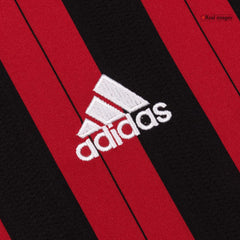Męska Koszulka Retro Domowa AC Milan 2013/14 z Długim Rękawem