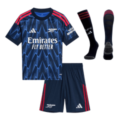 Dziecięcy Zestaw Wyjazdowa Arsenal (Koszulka + Spodenki + Skarpety) 2025/26