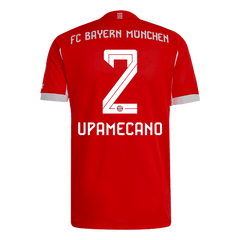 Męska Koszulka Domowa Bayern Munich UPAMECANO #2 Wersja Piłkarska 2025/26 - Slim Fit - Topowe Koszulki Pilkarskie Sklep Internetowy