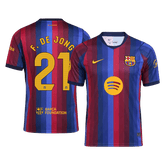 Męska domowa koszulka FC Barcelony 2026/27 – F. DE JONG #21