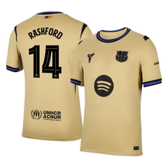 Męska Koszulka Wyjazdowa FC Barcelona x Kobe Bryant RASHFORD #14 2025/26 - UCL