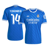 Męska Koszulka Trzecia Wyjazdowa Real Madrid TCHOUAMENI #14 2025/26