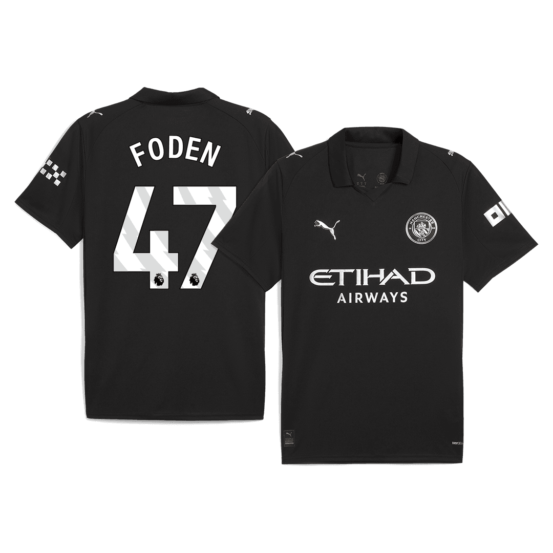 Męska Koszulka Wyjazdowa Manchester City FODEN #47 2025/26 - Topowe Koszulki Pilkarskie Sklep Internetowy