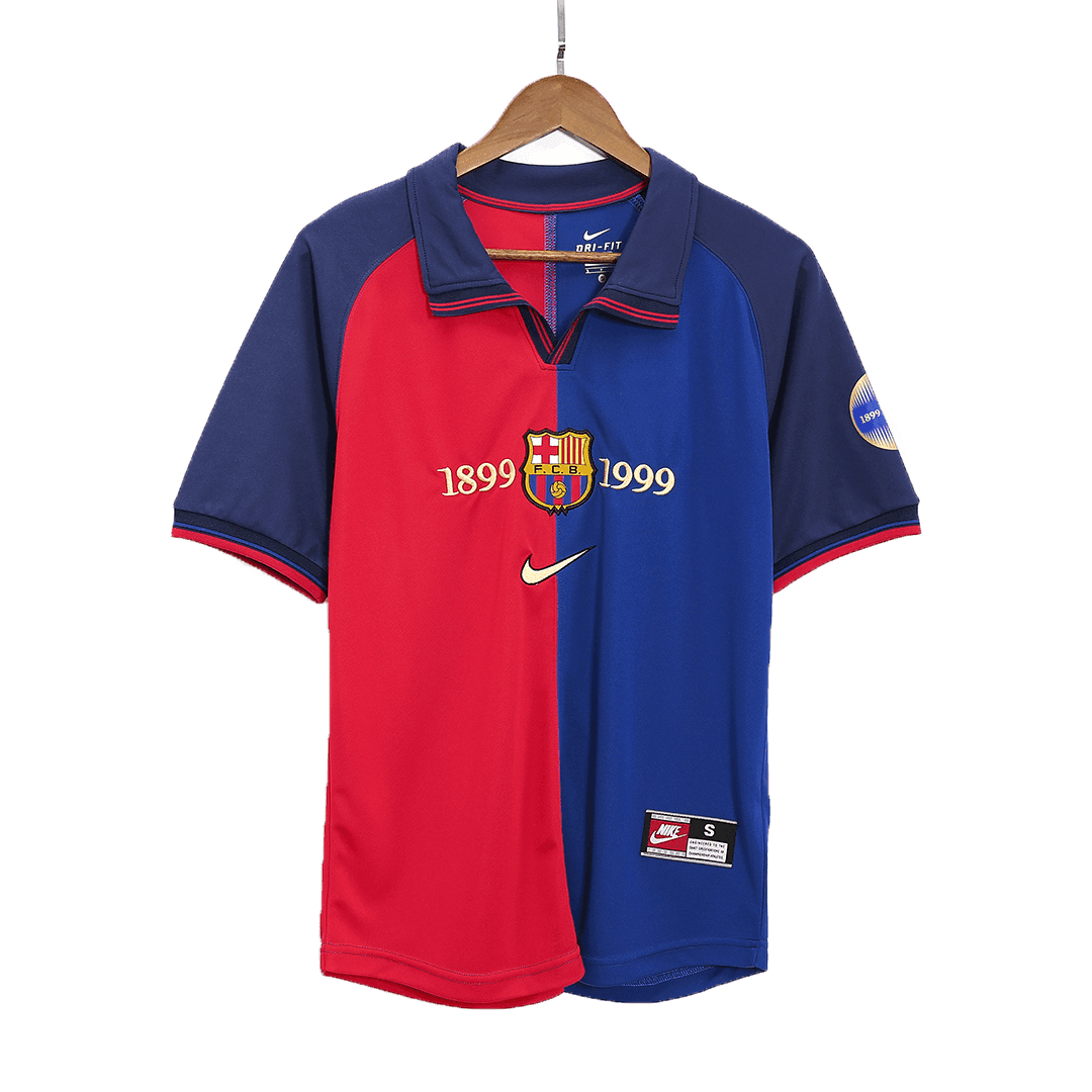 Koszulka Retro Domowa Barcelona 1999/00 - Topowe Koszulki Pilkarskie Sklep Internetowy