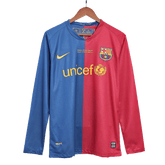Koszulka Retro Domowa Barcelona Długi Rękaw 2008/09 - UCL Final - Topowe Koszulki Pilkarskie Sklep Internetowy