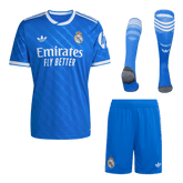 Męski Zestaw Trzecia Wyjazdowa Real Madrid (Koszulka + Spodenki + Skarpety) 2025/26