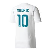 Męska Koszulka Retro Domowa Real Madryt MODRIĆ #10 2017/18 - Topowe Koszulki Pilkarskie Sklep Internetowy