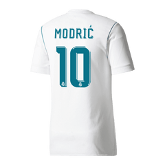Męska Koszulka Retro Domowa Real Madryt MODRIĆ #10 2017/18 - Topowe Koszulki Pilkarskie Sklep Internetowy