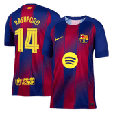 Męska Koszulka Domowa Barcelona RASHFORD #14 2025/26 - UCL - Topowe Koszulki Pilkarskie Sklep Internetowy