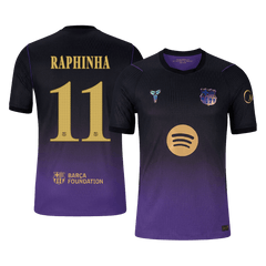 Męska wyjazdowa koszulka FC Barcelony 2026/27 – RAPHINHA #11 (wersja zawodnicza, UCL)