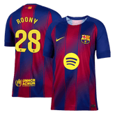 Męska Koszulka Domowa Barcelona ROONY #28 2025/26