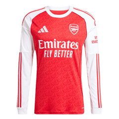 Męska Koszulka Domowa Arsenal Długi Rękaw 2025/26 - Topowe Koszulki Pilkarskie Sklep Internetowy