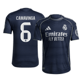 Męska Koszulka Wyjazdowa Real Madrid CAMAVINGA #6 Wersja Piłkarska 2025/26 - Slim Fit - Topowe Koszulki Pilkarskie Sklep Internetowy