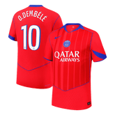 Męska Koszulka Trzecia Wyjazdowa PSG O.DEMBÉLÉ #10 Wersja Piłkarska 2025/26 - Slim Fit - Topowe Koszulki Pilkarskie Sklep Internetowy